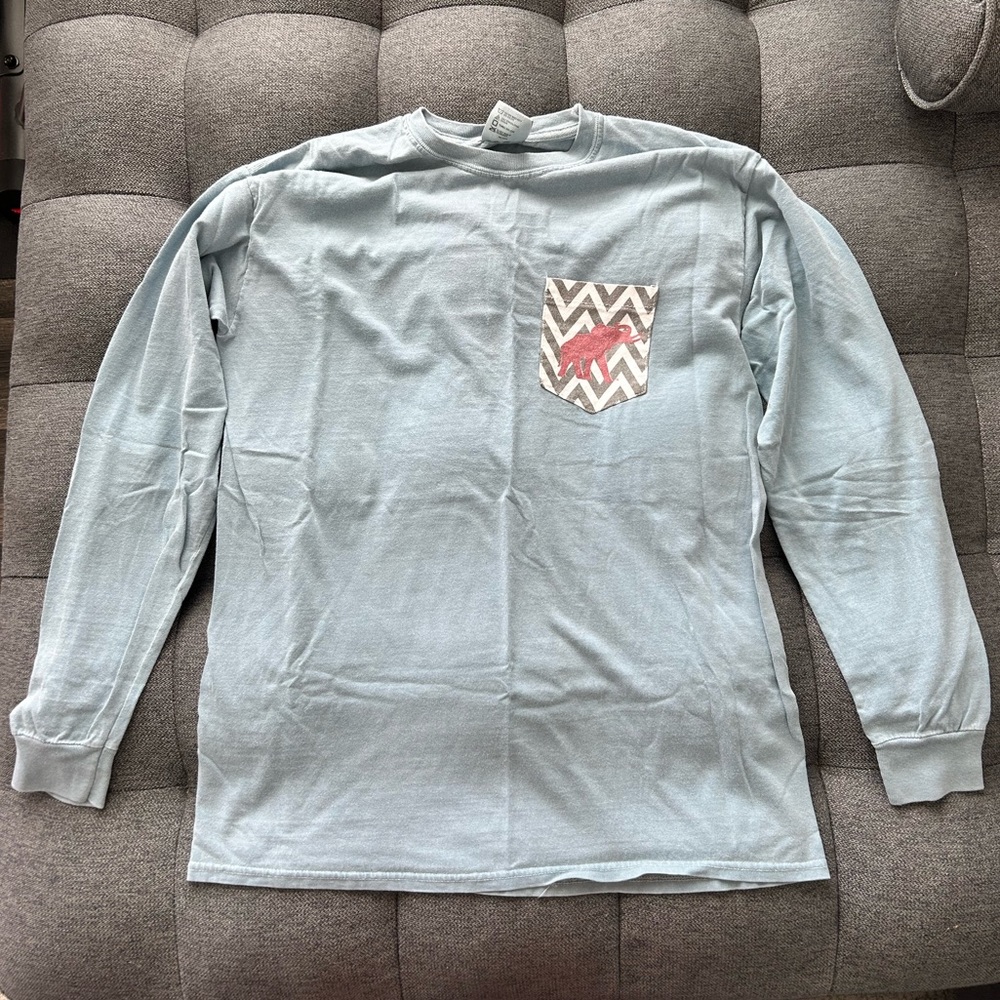 Alabama Tuskwear Collection Comfort Colors Pocket Long Sleeve T-shirt